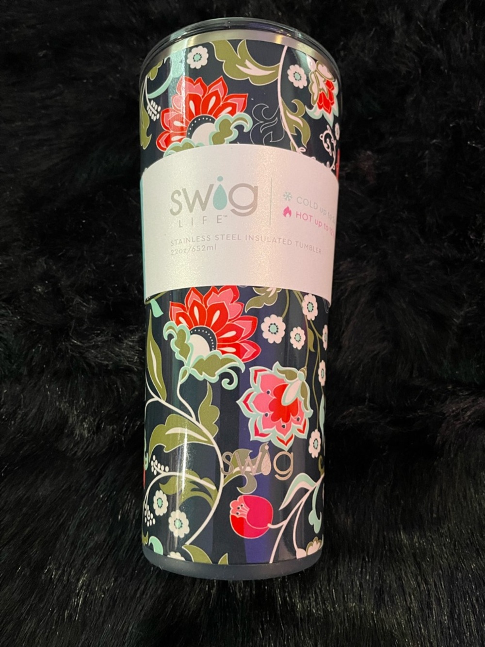 Swig Life 22oz Floral Stainless Steel Tumbler - Lotus Blossom